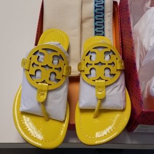Tory Burch Miller Sandals in Lemon
